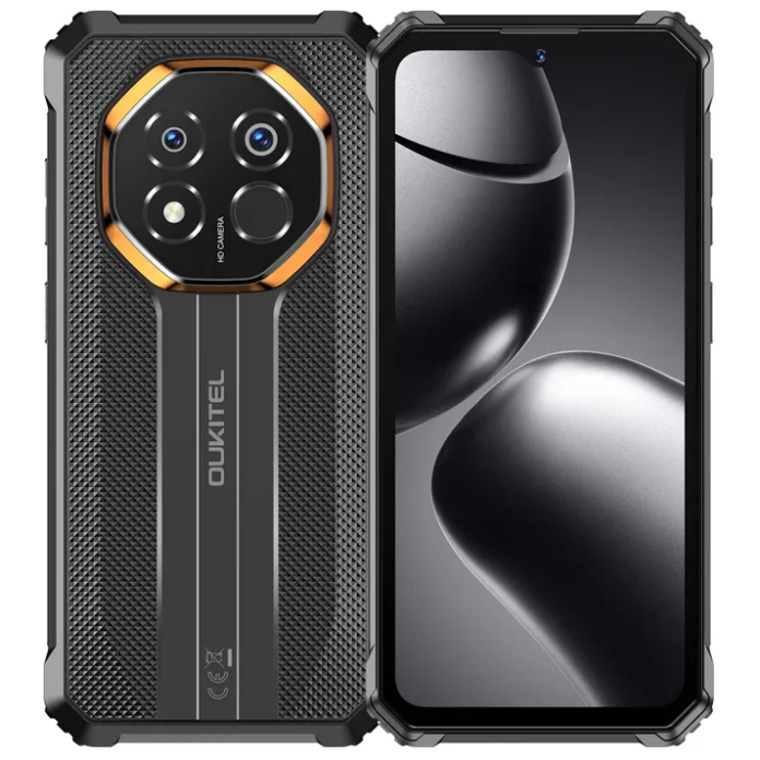 Telefon Mobil OUKITEL G7 , Negru, 4G LTE, Ecran 6.52   90Hz, 16GB RAM (4GB + 12GB extensibili), 128GB, Camera 64MP, Android 16, 10600mAh, Dual SIM
