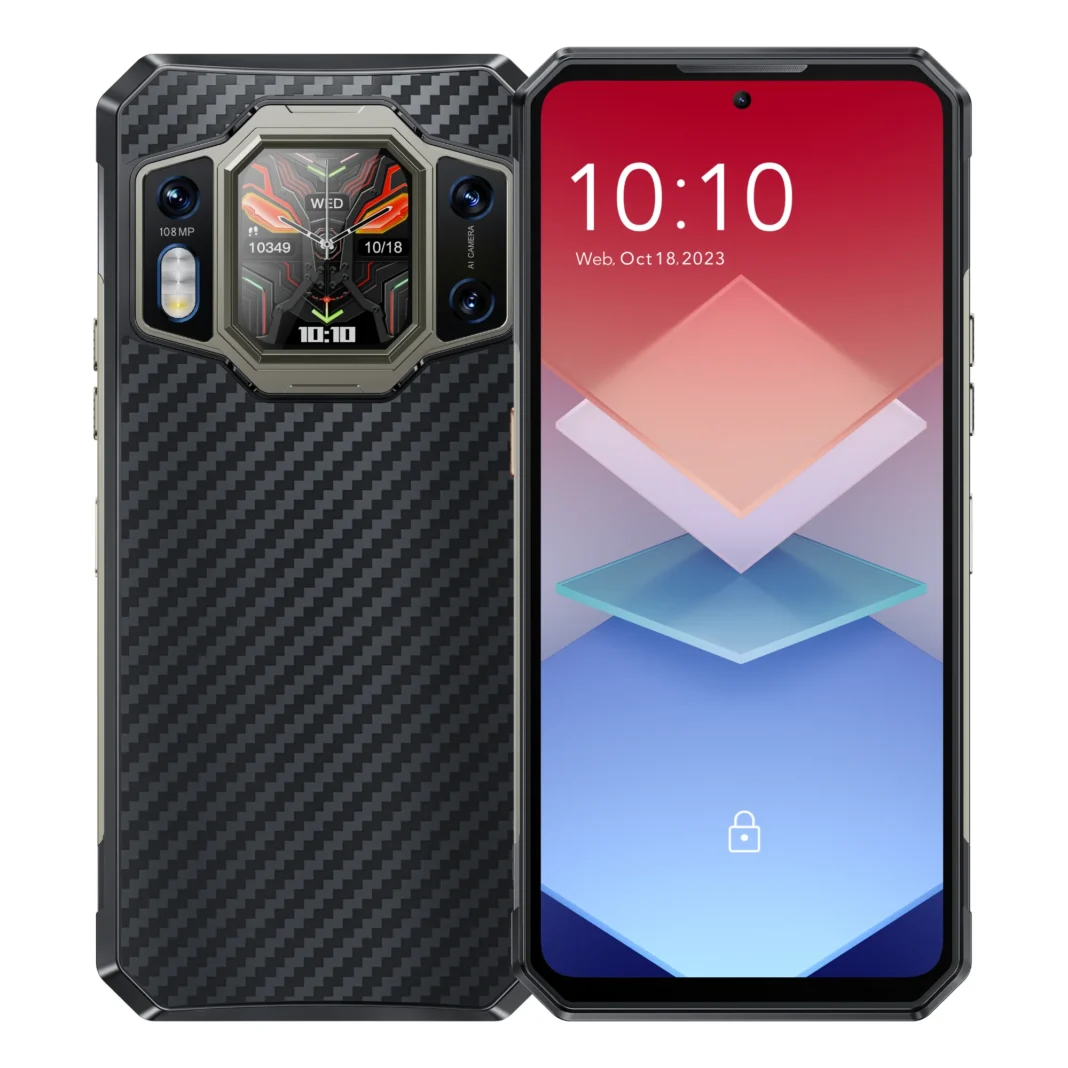 Telefon mobil Oukitel WP30 Pro 5G, 6.78   2.4K, 120hz, 108 Mpx, 24GB RAM (12GB + 12GB extensibili), 512GB ROM, e-SIM, Android 14, MTK Dimensity 8050, NFC, 11000mAh, 120w, Dual SIM