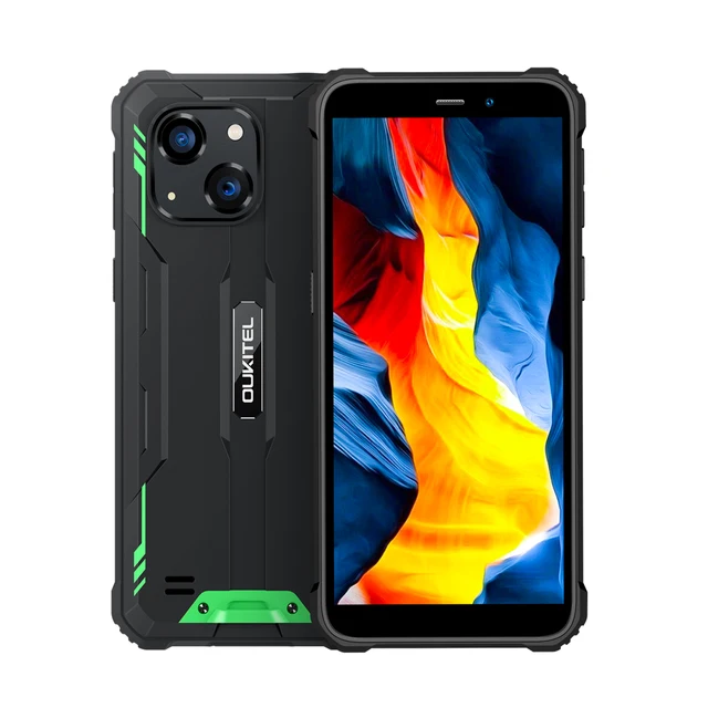 Telefon mobil Oukitel WP32 Negru, 4G, 5.93   HD+, 16GB RAM (4GB + 12GB extensibili), 128GB ROM, 20MP+ 5MP, Android 14, Unisoc UMS9230, NFC, 6300mAh, Dual SIM