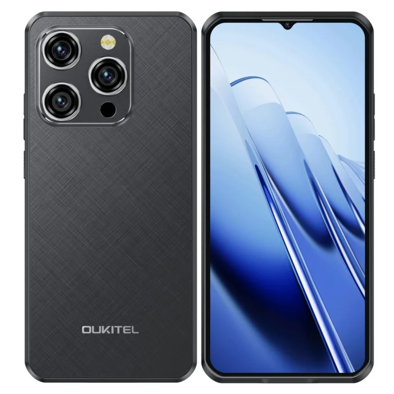 Telefon mobil Oukitel WP52, Albastru, 5G, 6.6  , 16GB RAM (4GB + 12GB extensibili), 256GB ROM, Android 14, MediaTek Dimensity 6100+, 48MP, 6500mAh, Dual SIM