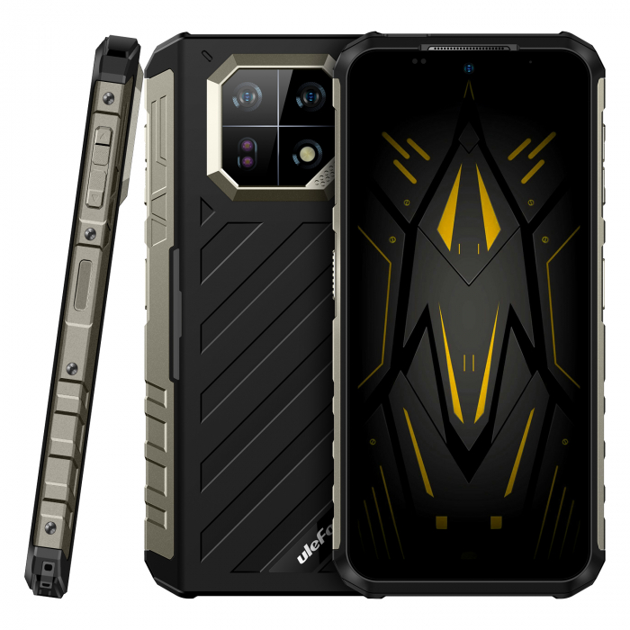 Telefon mobil Ulefone Armor 22 Verde, 4G, IPS 6.58   120Hz, 64MP, Night Vision, 16GB RAM (8GB + 8GB extensibili), 256GB ROM, Helio G96, NFC, Dual SIM