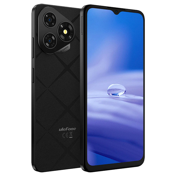 Telefon Mobil Ulefone Note 19, Negru Stellar, 4G, 6.56   HD+, Android 14 Go, 6GB RAM (3GB + 3GB extensibil), 32GB ROM, 8MP spate + 5MP fata, 5000mAh, Dual Nano SIM