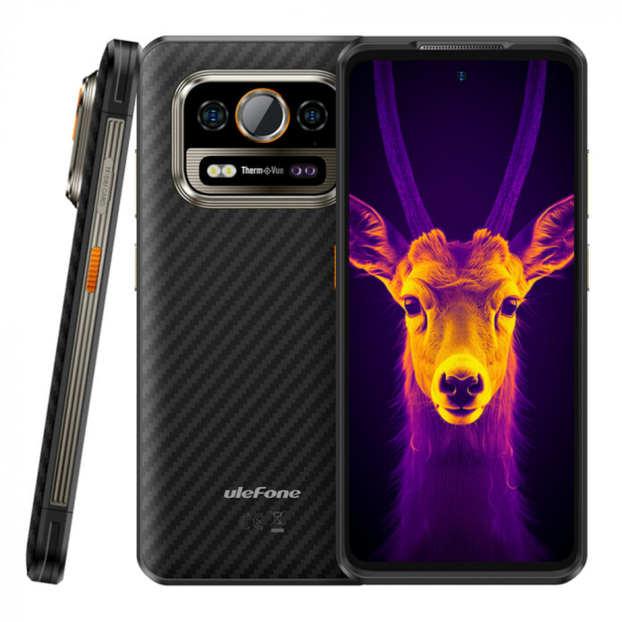 Telefon mobil Ulefone Power Armor 25T Pro Negru, 5G, IPS 6.78  , 14GB RAM (8GB+ 6GB extensibili) , 256GB ROM, 50MP+64MP Dual Camera, Camera termica, Android 14, Dimensity 6300, Dual SIM