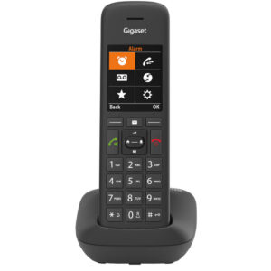 Telefon fara fir DECT Gigaset C575, Agenda 200 contacte, Alarma, Negru Telefon fara fir DECT Gigaset C575, Agenda 200 contacte, Alarma, Negru