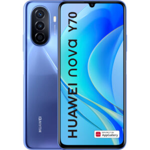 Telefon mobil Huawei nova Y70, 128 GB, 4 GB RAM, Crystal Blue Telefon mobil Huawei nova Y70, 128 GB, 4 GB RAM, Crystal Blue