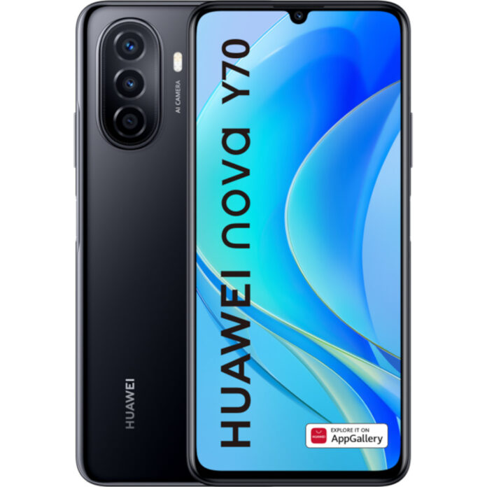 Telefon mobil Huawei nova Y70, 128 GB, 4 GB RAM, Pearl White Telefon mobil Huawei nova Y70, 128 GB, 4 GB RAM, Pearl White