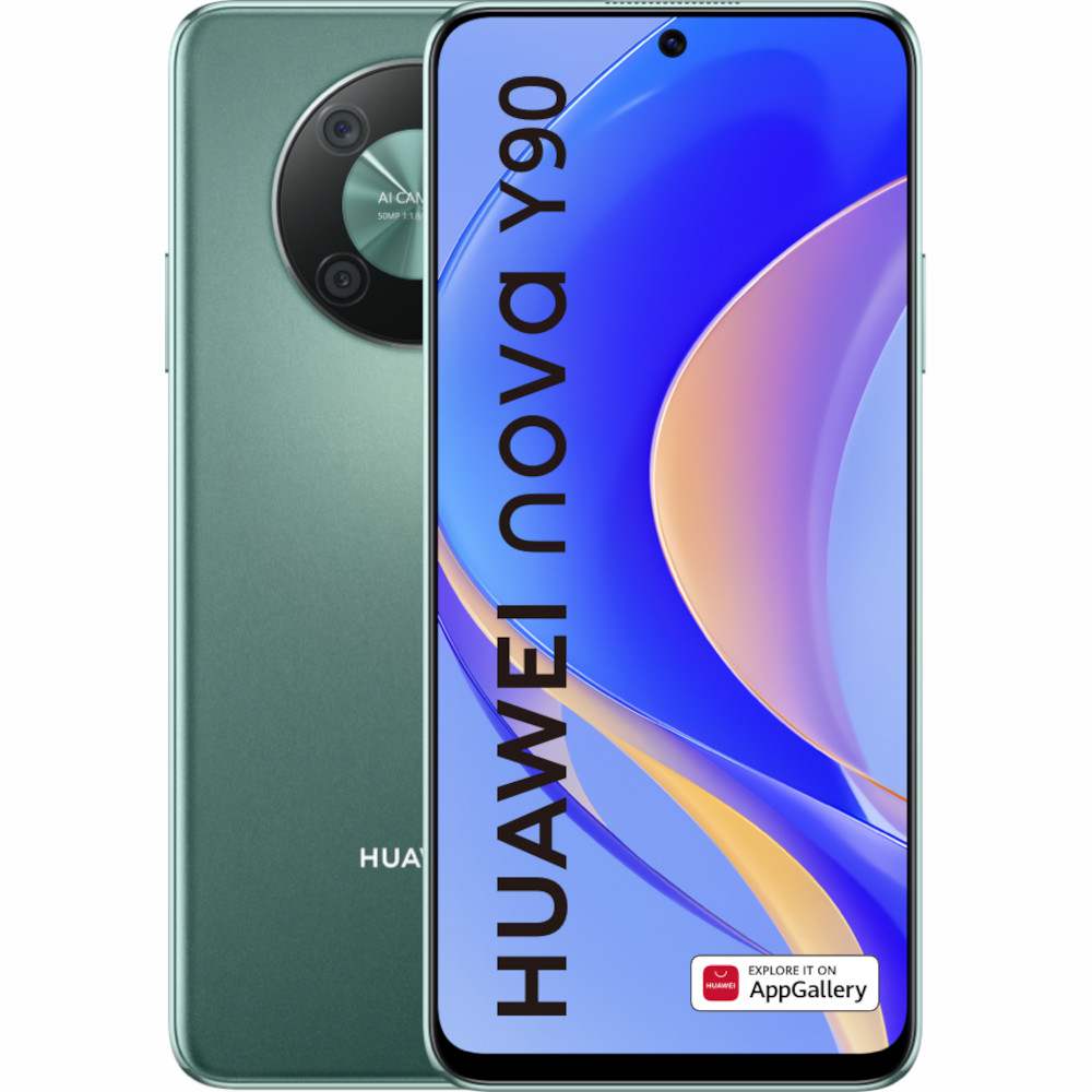 Telefon mobil Huawei nova Y90, 128 GB, 6 GB RAM, Emerald Green Telefon mobil Huawei nova Y90, 128 GB, 6 GB RAM, Emerald Green