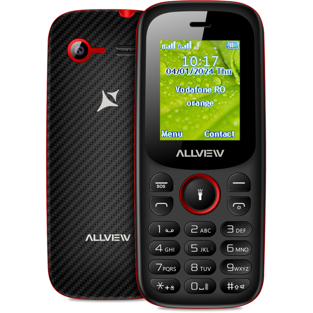 Telefon mobil Allview L802, Radio, Bluetooth, Dual SIM, Negru/Albastru Telefon mobil Allview L802, Radio, Bluetooth, Dual SIM, Negru/Albastru