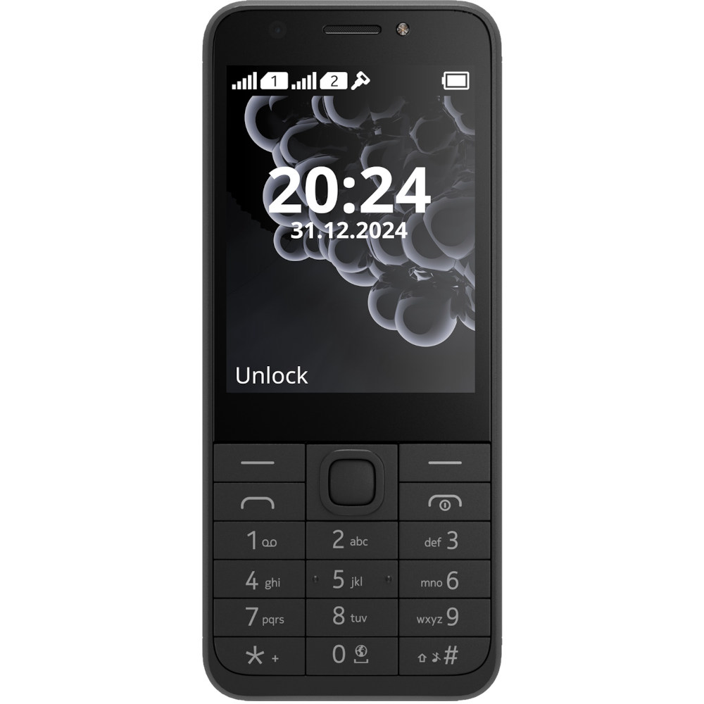 Telefon mobil Dual SIM Nokia 230 (2024), Negru Telefon mobil Dual SIM Nokia 230 (2024), Negru