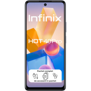 Telefon mobil Infinix Hot 40 Pro 4G, 256GB, 8GB RAM, Dual SIM, Starfall Green Telefon mobil Infinix Hot 40 Pro 4G, 256GB, 8GB RAM, Dual SIM, Starfall Green