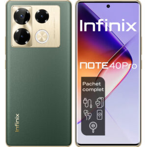 Telefon mobil Infinix Note 40 Pro 4G, 256GB, 12GB RAM, Dual SIM, Vintage Green, Incarcator wireless inclus Telefon mobil Infinix Note 40 Pro 4G, 256GB, 12GB RAM, Dual SIM, Vintage Green, Incarcator wireless inclus