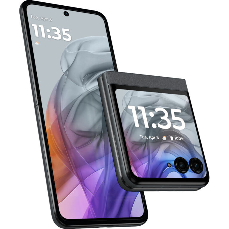 Telefon mobil Motorola razr 50 5G, 256GB, 8GB RAM, Dual SIM, Koala Grey