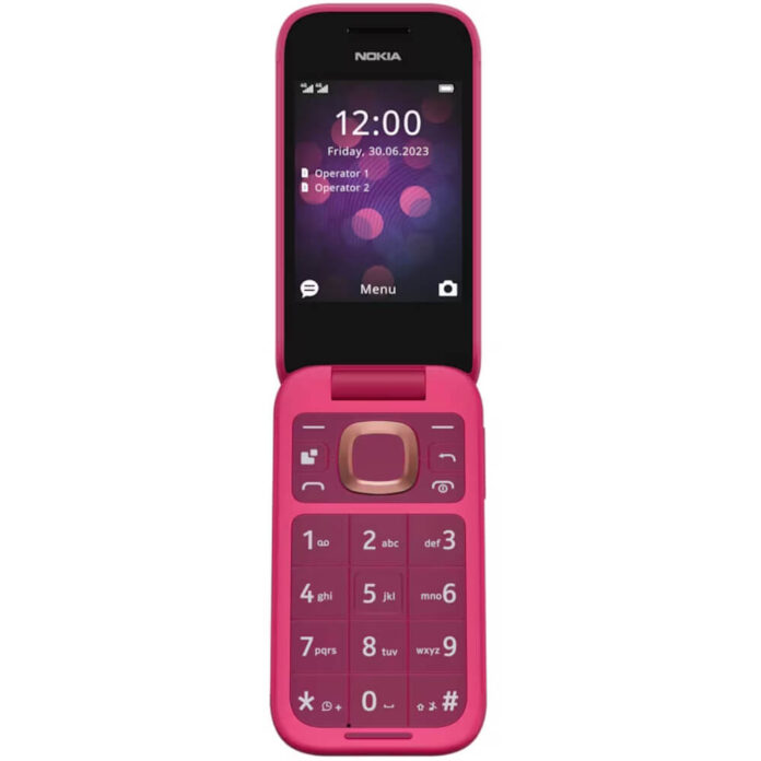 Telefon mobil Nokia 2660 Flip 4G, Dual SIM, Pop Pink