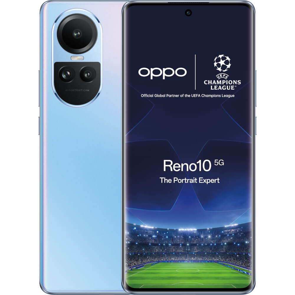 Telefon mobil OPPO Reno10 5G, 256GB, 8GB RAM, Dual SIM, Ice Blue Telefon mobil OPPO Reno10 5G, 256GB, 8GB RAM, Dual SIM, Ice Blue