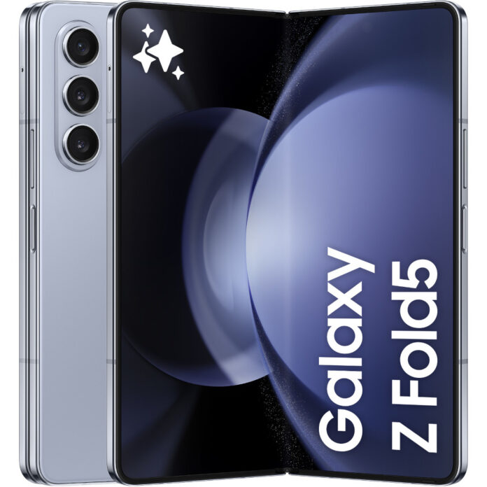 Telefon mobil Samsung Galaxy Z Fold5 5G, 256GB, 12GB RAM, Icy Blue Telefon mobil Samsung Galaxy Z Fold5 5G, 256GB, 12GB RAM, Icy Blue