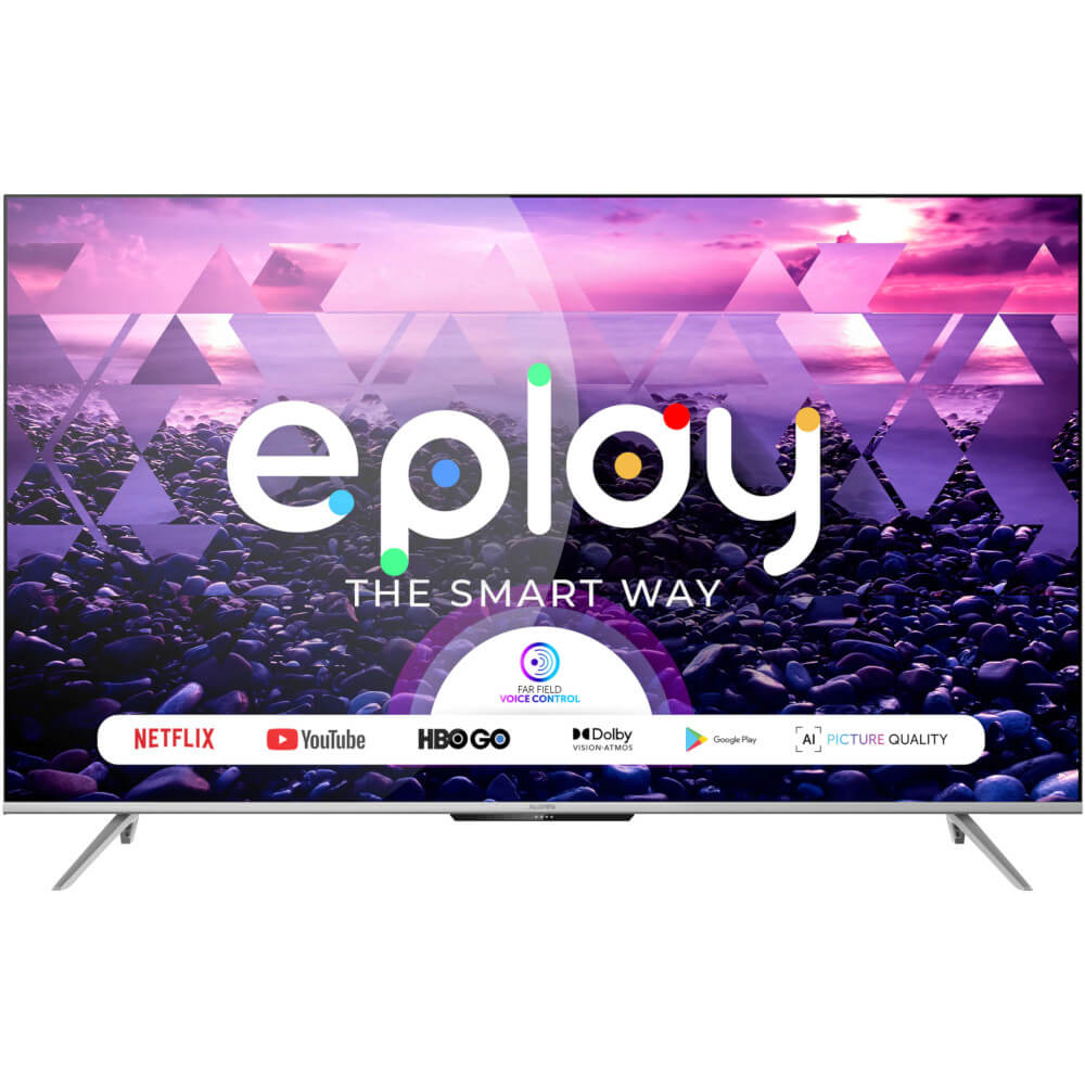 Televizor Smart LED, Allview 50EPLAY7100-U, 126 cm, Ultra HD 4K, Android, Clasa F Televizor Smart LED, Allview 50EPLAY7100-U, 126 cm, Ultra HD 4K, Android, Clasa F