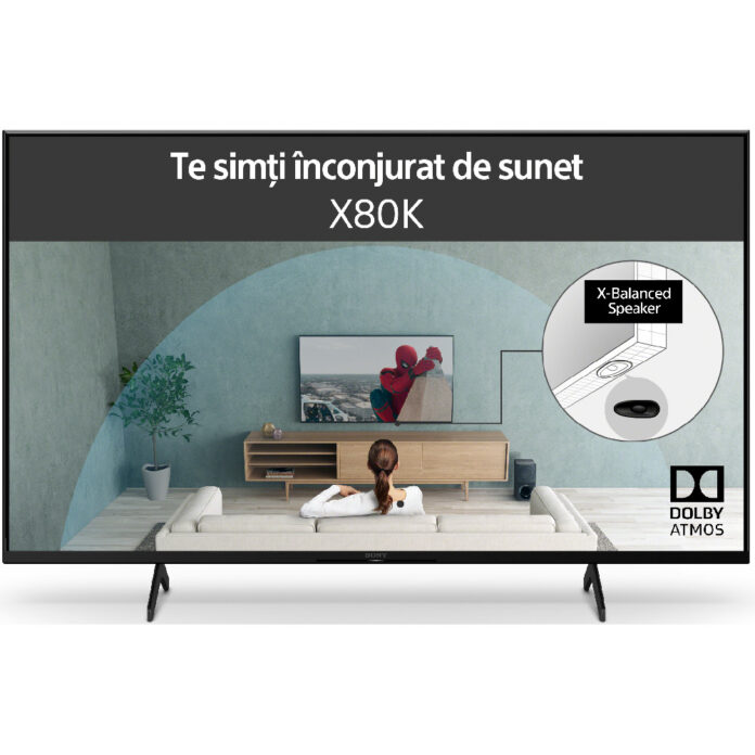 Televizor Smart LED, Sony BRAVIA 50X80K, Ultra HD 4K, HDR, 126cm, Clasa G Televizor Smart LED, Sony BRAVIA 50X80K, Ultra HD 4K, HDR, 126cm, Clasa G