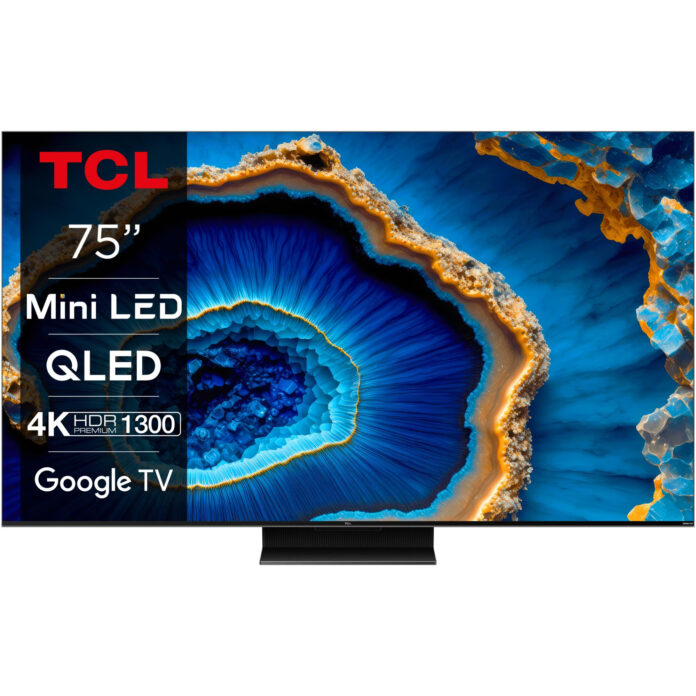 Televizor Smart Mini LED TCL 75C805, 189 cm, Smart Google TV, Ultra HD 4K, Clasa G Televizor Smart Mini LED TCL 75C805, 189 cm, Smart Google TV, Ultra HD 4K, Clasa G