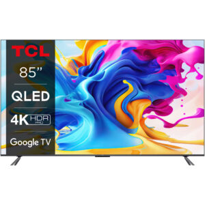 Televizor Smart QLED TCL 85C645, 214 cm, Smart Google TV, Ultra HD 4K, Clasa G Televizor Smart QLED TCL 85C645, 214 cm, Smart Google TV, Ultra HD 4K, Clasa G