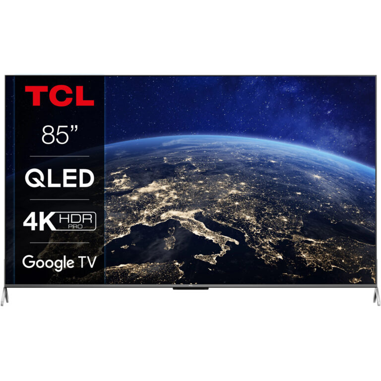 Televizor Smart QLED TCL 85C735, 214 cm, Ultra HD 4K, 120 Hz, Google TV, Clasa G