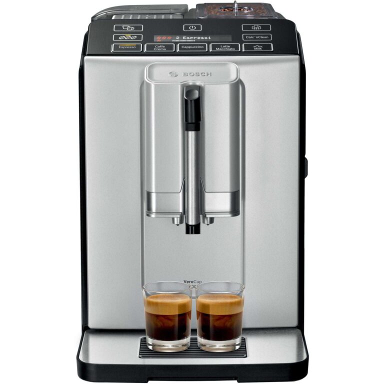 Espressor automat Bosch VeroCup 500 TIS30521RW, 1300 W, 1.4 L, 15 bar, Argintiu