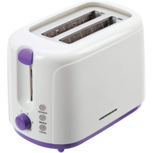 Prajitor de paine Heinner TP-750UV, 750 W, 2 felii, Alb/Mov Prajitor de paine Heinner TP-750UV, 750 W, 2 felii, Alb/Mov