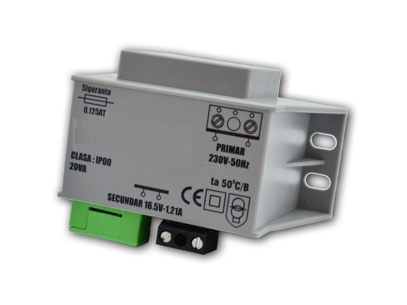 Transformator sistem de alarma 20 W TC20/16V Transformator sistem de alarma 20 W TC20/16V