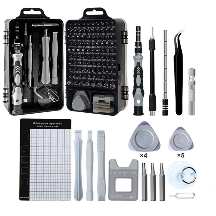 Trusa de reparatii pentru smartphone, 122 de piese, SPACER SPRT-PHONE-122 Trusa de reparatii pentru smartphone, 122 de piese, SPACER SPRT-PHONE-122
