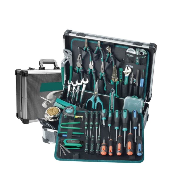 Trusa scule electronisti Pro’sKit, 65 piese, PK-1700NB