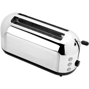 Prajitor de paine Kenwood Miro TTM333, 1400 W, 4 felii, Argintiu Prajitor de paine Kenwood Miro TTM333, 1400 W, 4 felii, Argintiu