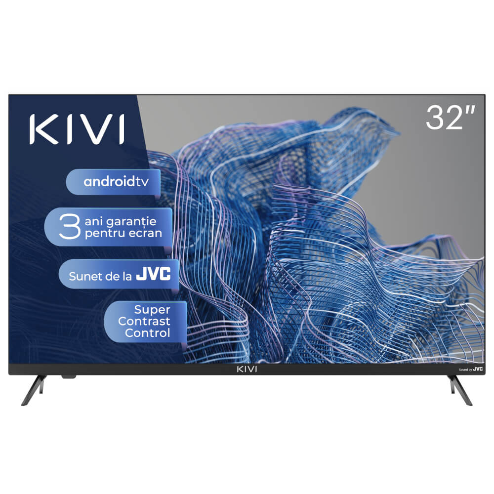 Televizor Smart LED Kivi 32H750NB, 80 cm, HD, Clasa G Televizor Smart LED Kivi 32H750NB, 80 cm, HD, Clasa G