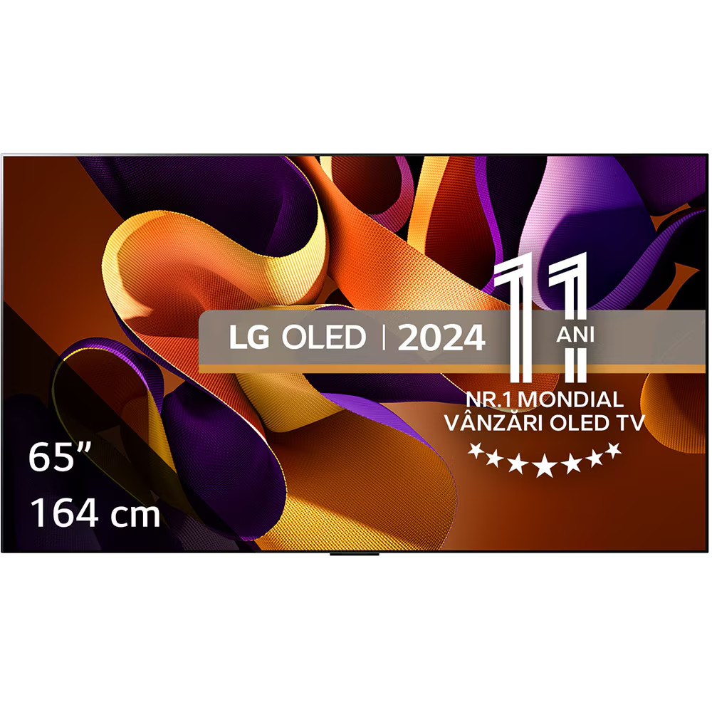 Televizor OLED Evo Smart LG 65G42LW, Ultra HD 4K, HDR, 164cm, Clasa F Televizor OLED Evo Smart LG 65G42LW, Ultra HD 4K, HDR, 164cm, Clasa F