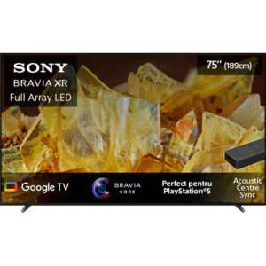 Televizor Smart LED Sony Bravia 75X90L, 189 cm, Ultra HD 4K, Google TV, Clasa E Televizor Smart LED Sony Bravia 75X90L, 189 cm, Ultra HD 4K, Google TV, Clasa E