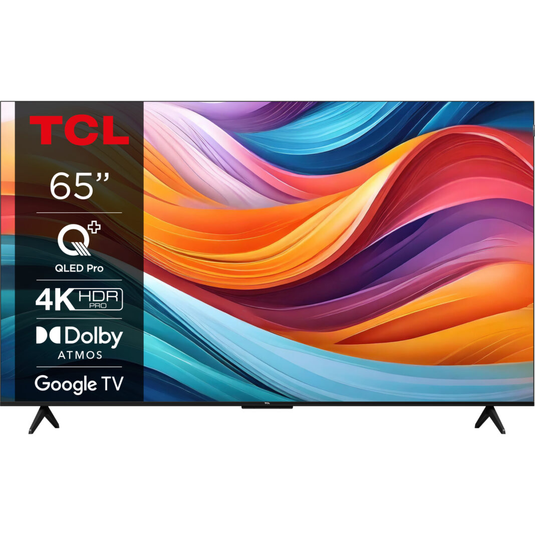 Televizor Smart TCL 65T7B, 164 cm, 4K UHD, QLED, HDR, Seria T7B, Clasa F Televizor Smart TCL 65T7B, 164 cm, 4K UHD, QLED, HDR, Seria T7B, Clasa F