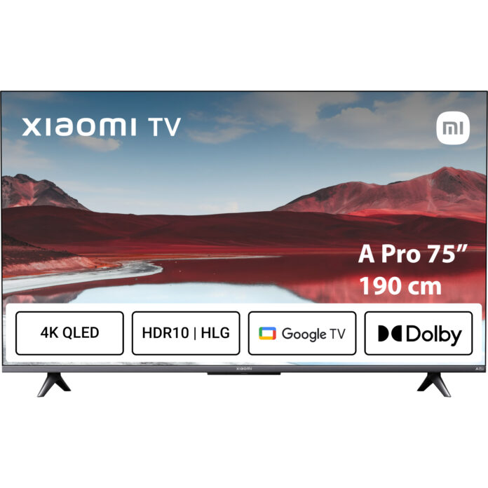 Televizor smart Xiaomi ELA5487EU, 189 cm, Ultra HD 4K, Google TV, Clasa E Televizor smart Xiaomi ELA5487EU, 189 cm, Ultra HD 4K, Google TV, Clasa E