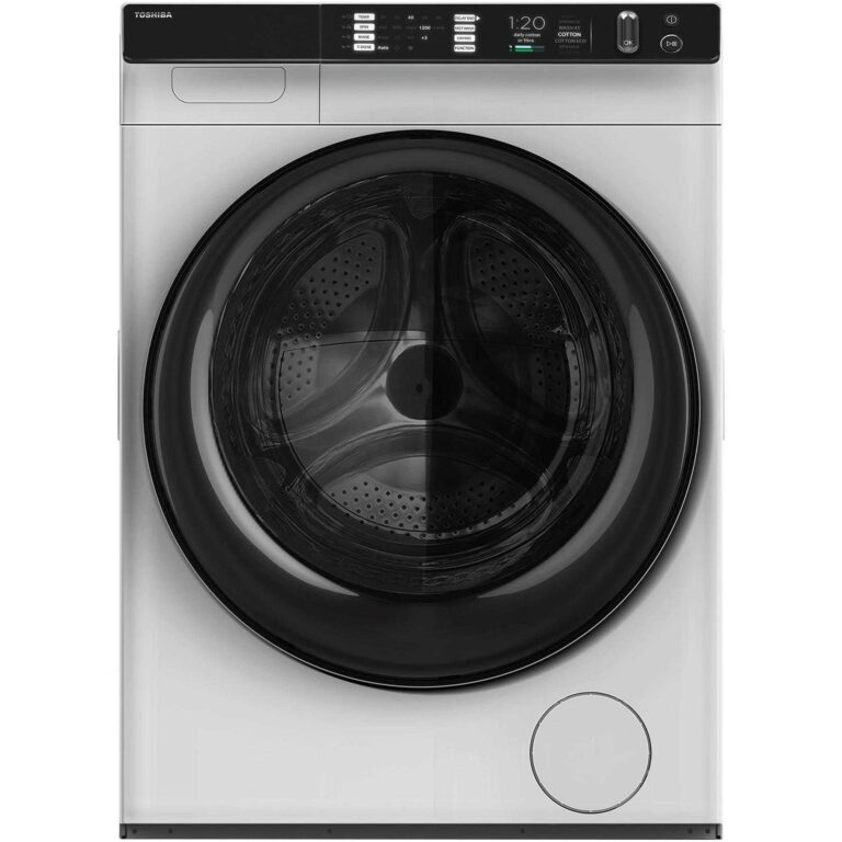 Masina de spalat rufe cu uscator Toshiba TWD-BJ90W4, 1400 RPM, 8 kg spalare, 8 kg uscare, Clasa A