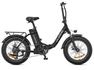 Bicicleta electrica pliabila Ulzomo ULZDPH20-BK, autonomie 89km, 350W, 36V 13Ah, 7 trepte viteza max. 25km/h, LDC, negru, anvelope 20 inch Bicicleta electrica pliabila Ulzomo ULZDPH20-BK, autonomie 89km, 350W, 36V 13Ah, 7 trepte viteza max. 25km/h, LDC, negru, anvelope 20 inch