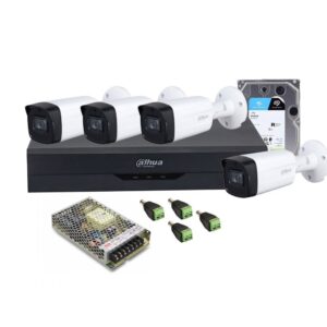 Sistem supraveghere exterior middle Dahua DH-M4EXTIR80-5MP, 5 M-N, 4 canale, 5 MP, IR 80 m, 3.6 mm, HDD 1TB Sistem supraveghere exterior middle Dahua DH-M4EXTIR80-5MP, 5 M-N, 4 canale, 5 MP, IR 80 m, 3.6 mm, HDD 1TB