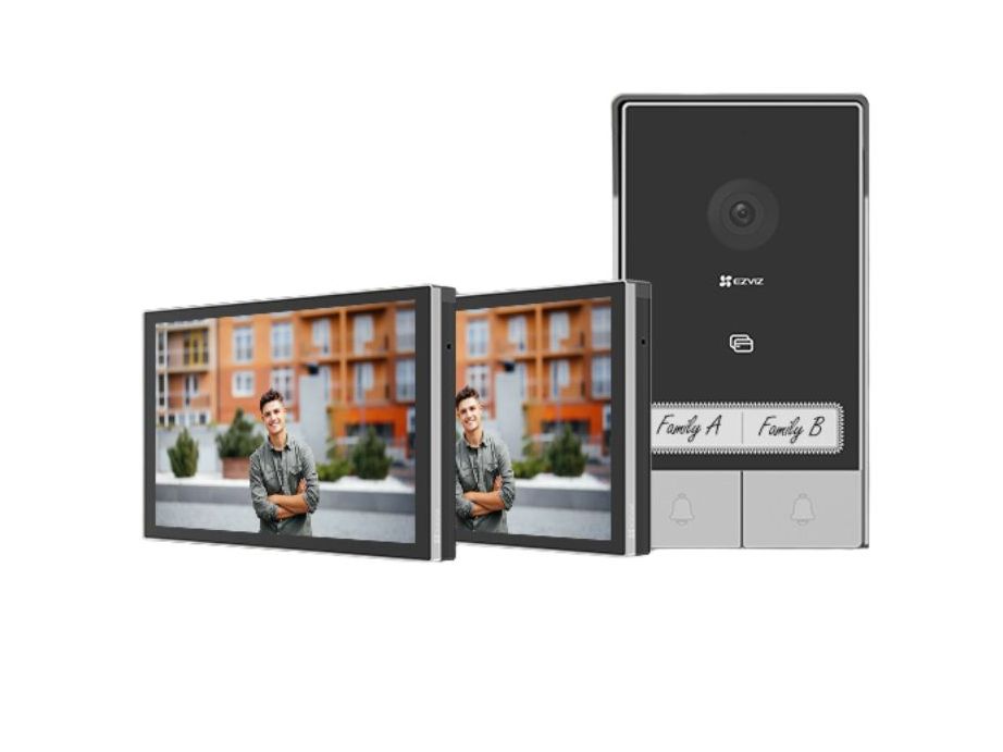 Sistem videointerfon HP7 2-Family Kit, 2K, 2 fire, ecran tactil 7 inch x2, Wi-Fi 6 dual band, RFID, detectie AI, CS-HP7 (3MP2-Family Kit) Sistem videointerfon HP7 2-Family Kit, 2K, 2 fire, ecran tactil 7 inch x2, Wi-Fi 6 dual band, RFID, detectie AI, CS-HP7 (3MP2-Family Kit)