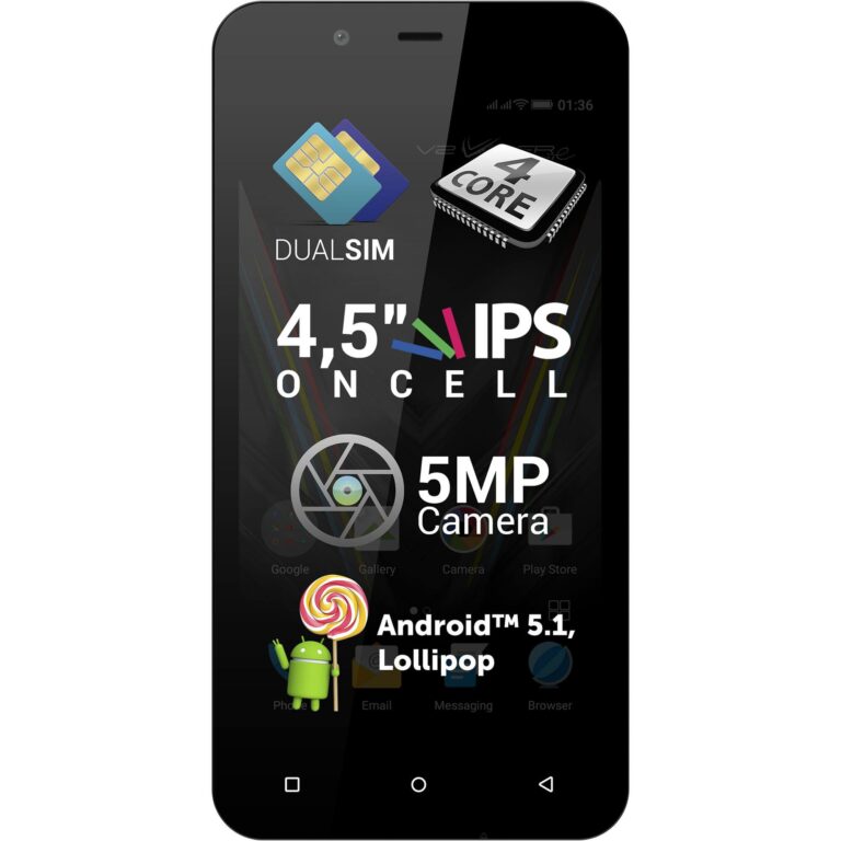 Telefon mobil Allview V2 Viper E, 8GB, Dual SIM, Alb