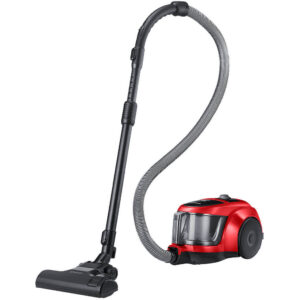Aspirator fara sac Samsung VCC45T0S3R/BOL, 850 W, 1.3 L, 34 kWh/an, Nivel zgomot 80 dB, Turbina anti-incalcire, Sistem Twin Chamber, Tub telescopic, Lungime cablu 6 m, Rosu Aspirator fara sac Samsung VCC45T0S3R/BOL, 850 W, 1.3 L, 34 kWh/an, Nivel zgomot 80 dB, Turbina anti-incalcire, Sistem Twin Chamber, Tub telescopic, Lungime cablu 6 m, Rosu