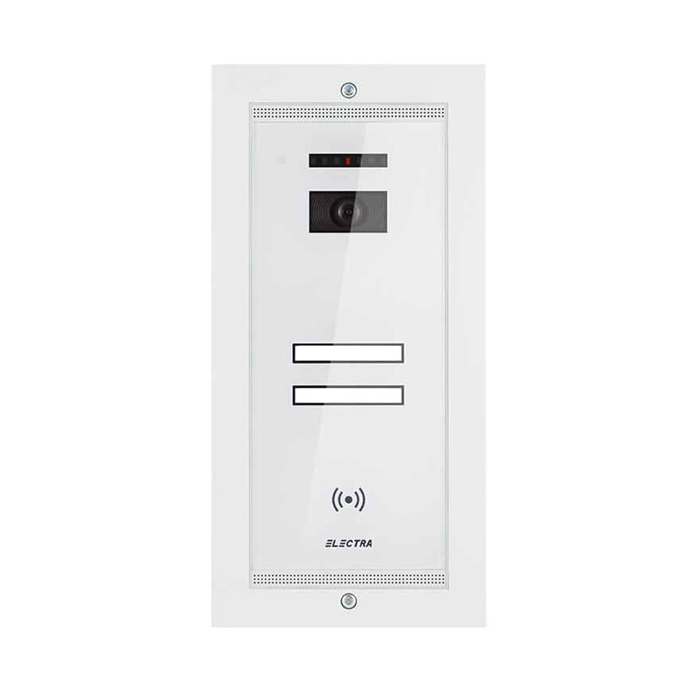 Videointerfon de exterior Electra Electra VPM.2FR02.ELW04, RFID, 2 familii, ingropat, 4 fire Videointerfon de exterior Electra Electra VPM.2FR02.ELW04, RFID, 2 familii, ingropat, 4 fire