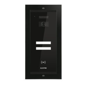 Videointerfon de exterior Electra Smart VPM.2FR02.ELB04, RFID, 2 familii, ingropat, 4 fire Videointerfon de exterior Electra Smart VPM.2FR02.ELB04, RFID, 2 familii, ingropat, 4 fire