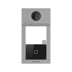 Videointerfon de exterior IP WiFi Hikvision DS-KV8113-WME1(C), 1 familie, Mifare, 2MP, IR, PoE, aparent Videointerfon de exterior IP WiFi Hikvision DS-KV8113-WME1(C), 1 familie, Mifare, 2MP, IR, PoE, aparent