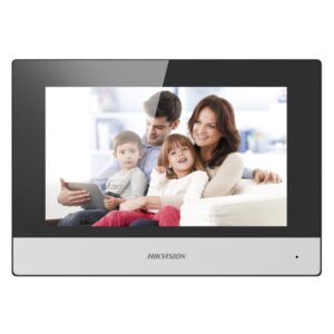 Videointerfon de interior WiFi Hikvision DS-KH6320-WTE1, 7 inch, slot card, aparent, 12V DC/PoE Videointerfon de interior WiFi Hikvision DS-KH6320-WTE1, 7 inch, slot card, aparent, 12V DC/PoE