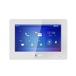 Videointerfon de interior IP Dahua VTH5422HB-W, 7 inch, PoE, aparent, 2 fire Videointerfon de interior IP Dahua VTH5422HB-W, 7 inch, PoE, aparent, 2 fire