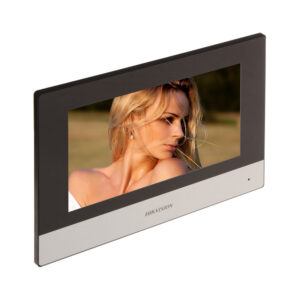 Videointerfon de interior IP Hikvision DS-KH6320-TE1, 7 inch, slot card, aparent, PoE Videointerfon de interior IP Hikvision DS-KH6320-TE1, 7 inch, slot card, aparent, PoE