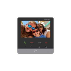 Videointerfon de interior IP/TCP Hikvision DS-KH6100-E1, 4.3 inch, aparent, butoane touch, PoE, microfon si difuzor Videointerfon de interior IP/TCP Hikvision DS-KH6100-E1, 4.3 inch, aparent, butoane touch, PoE, microfon si difuzor