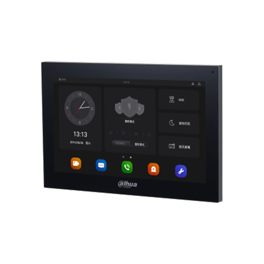 Videointerfon de interior IP WiFi Dahua VTH5341G-W, 10 inch , slot card, android, PoE Videointerfon de interior IP WiFi Dahua VTH5341G-W, 10 inch , slot card, android, PoE