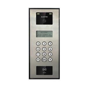 Videointerfon de exterior Electra Classic Line P4S.VBS, 800 TVL, RFID, 255 posturi Videointerfon de exterior Electra Classic Line P4S.VBS, 800 TVL, RFID, 255 posturi